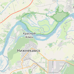 Где находится Нижнекамск на карте России показать
