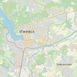 Где находится Ижевск на карте России показать