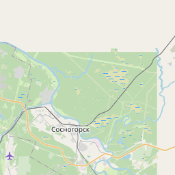 Где находится Сосногорск на карте России показать