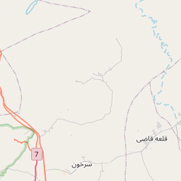 شهر قلعه قاضی, ایران نقشه — زمان کنونی، منطقه زمان, فرودگاههای نزدیک
